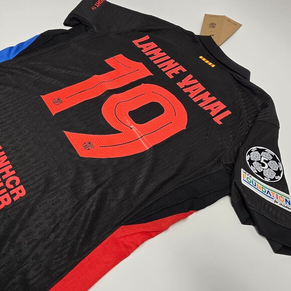Lamine Yamal FC Barcelona Jersey #19 Black 24/25 - Picture 1 of 12